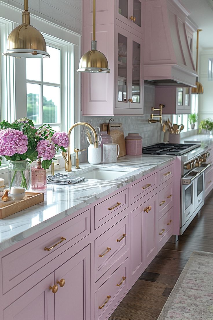 Transform your kitchen with a touch of pink! Explore these 3