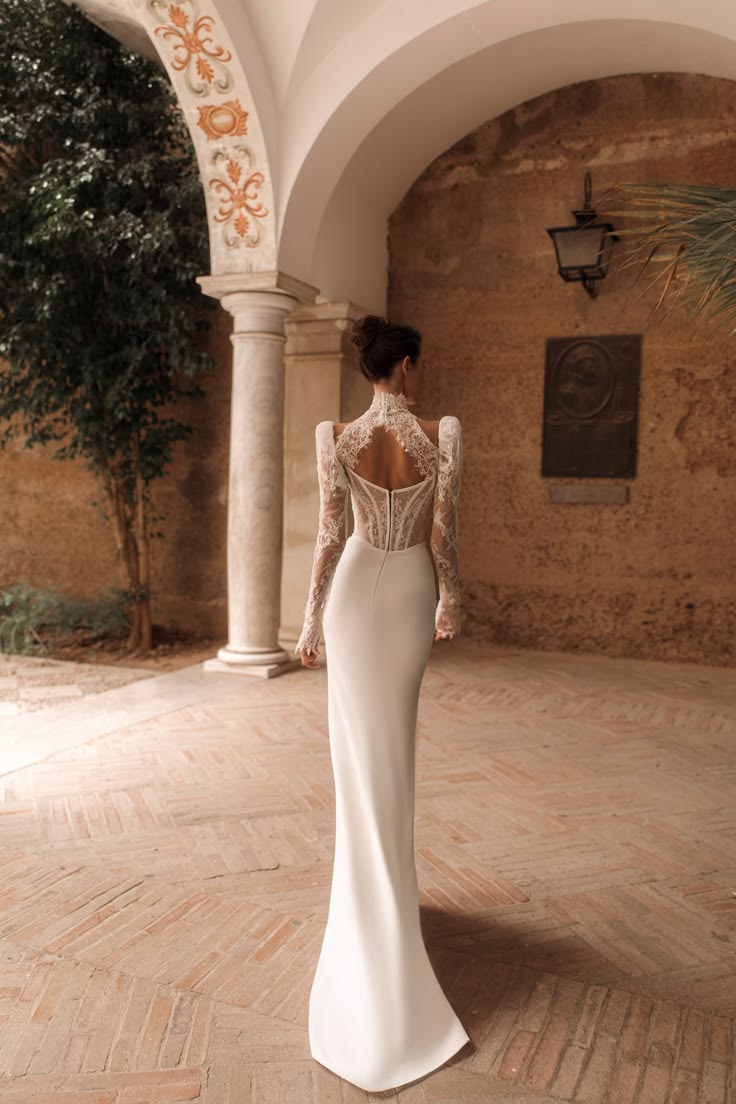 Trento by Blammo-Biamo is a modern fit-and-flare wedding dre