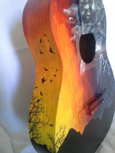 Painted guitars…                                            