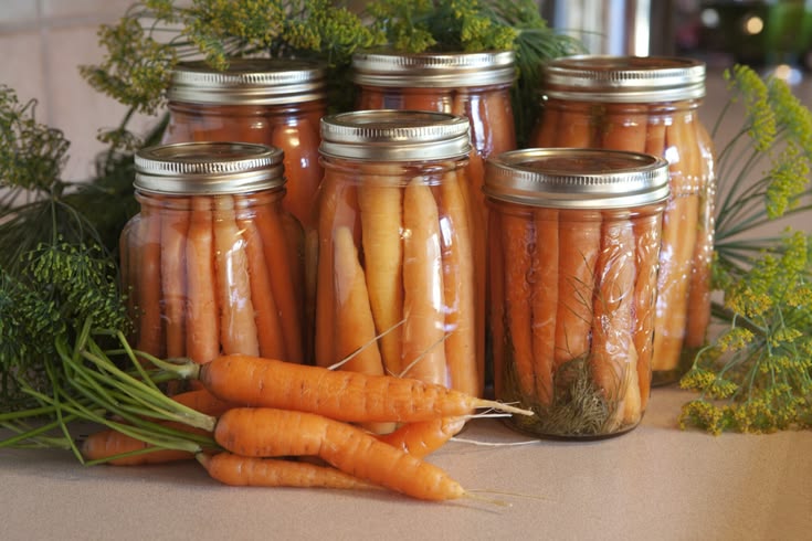 Dilly Carrots Recipe - Canning Carrots - Side Dish - Mrs. Wa