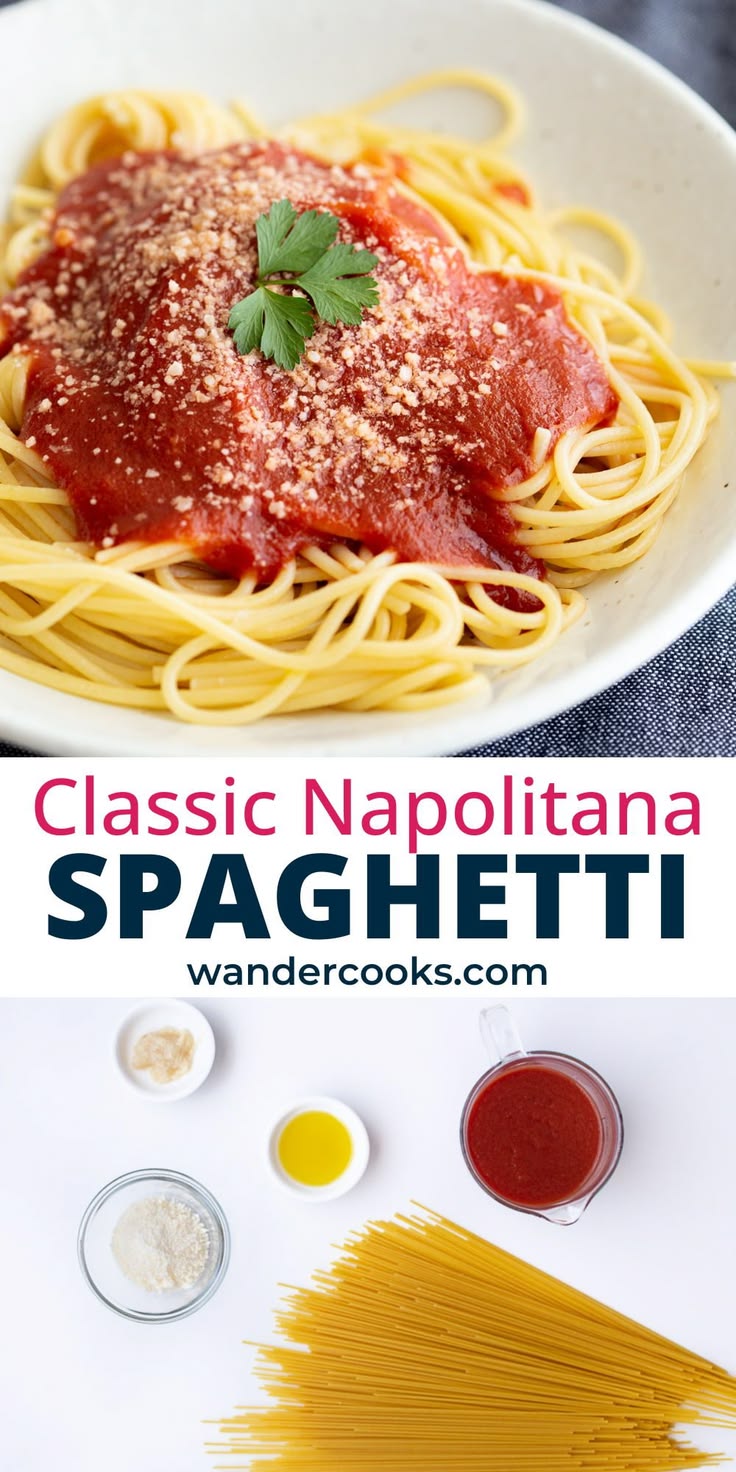 This easy napolitana pasta is ready in just 10 minutes. Made