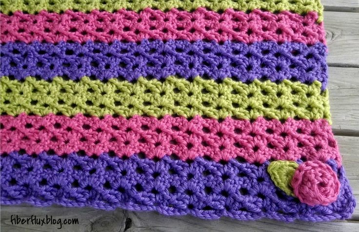 Sorbetto Baby Blanket & Play Mat, free crochet pattern from 