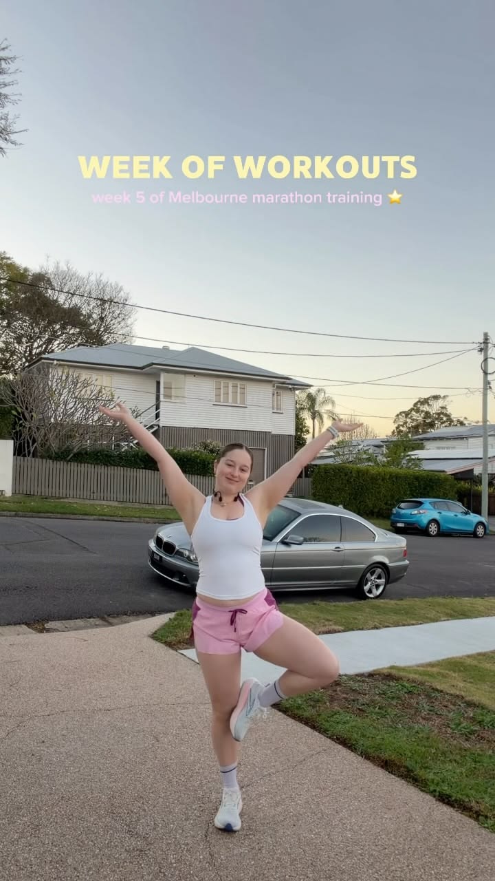 week 5 of marathon training, lets goooooo!! I genuinely cann