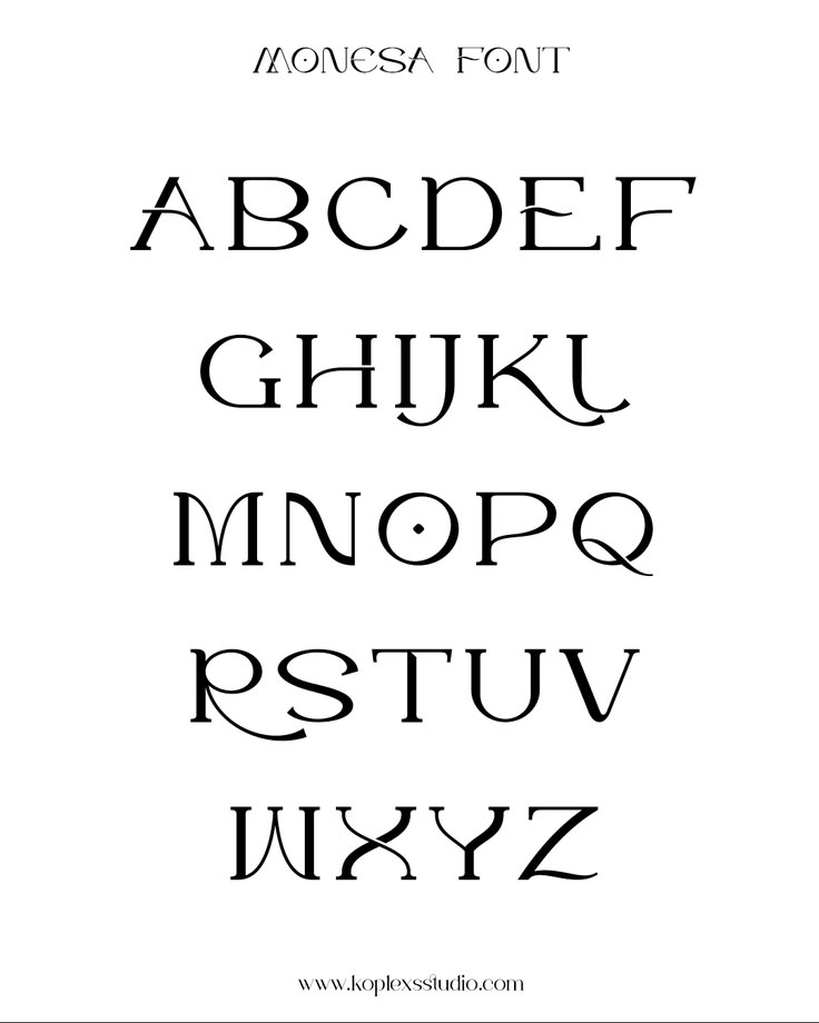 Monesa Font — a luxury modern serif typeface by Koplexs Stud