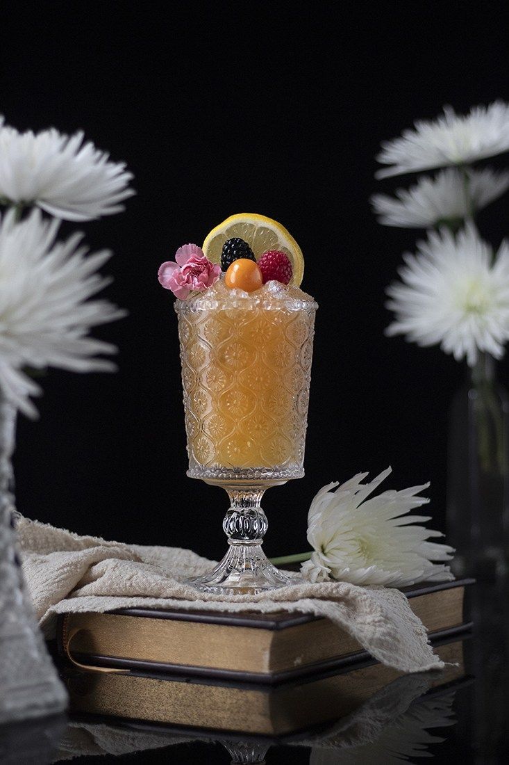 Earl Grey Cobbler Mocktail - Moody Mixologist