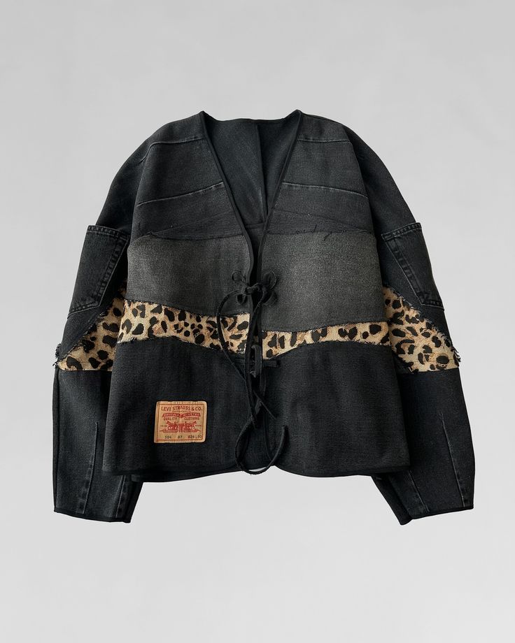 Upcycling denim patchwork bomber  > Sold out — February 2025