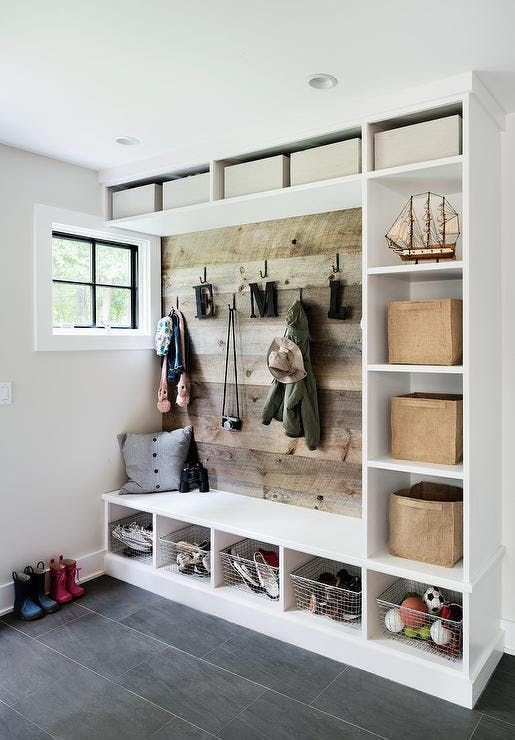 A mudroom is a highly practical space, but that doesn't mean