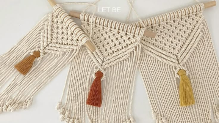 How to make a macrame wall hanging🌿 You can watch the full v