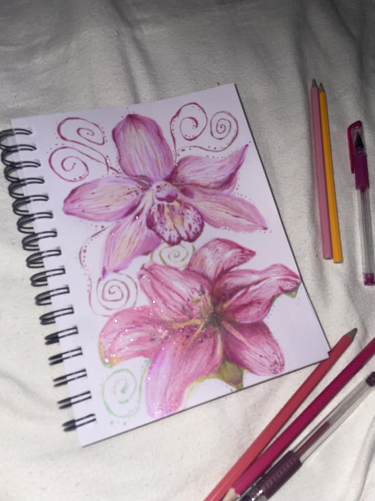 Done with glitter gel pens and coloured pencils! Swirls spar