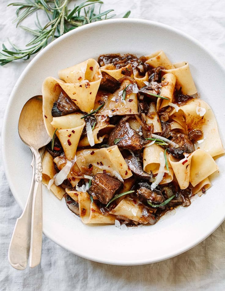 Portobello Mushroom Pappardelle Recipe