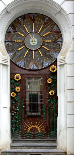 Art Nouveau door ♥ #bluedivagal, bluedivadesigns.wordpress.c