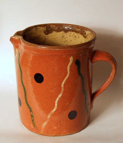 french annecy slipware jug