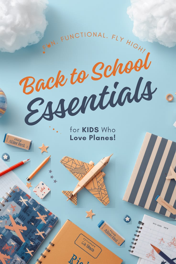 Get your little aviator ready for takeoff this school year! 