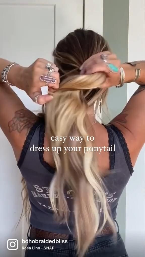 Take your everyday ponytail to the next level with this supe