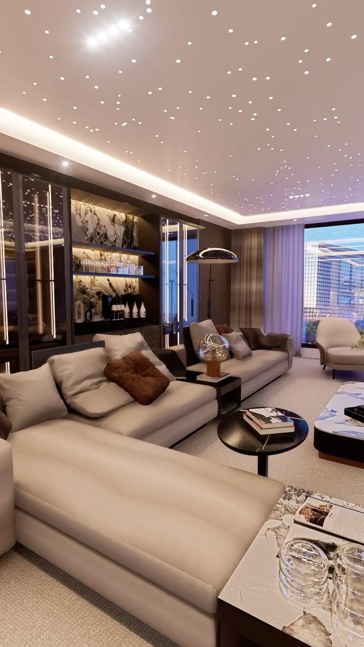 When the ceiling steals the spotlight, you know the design i