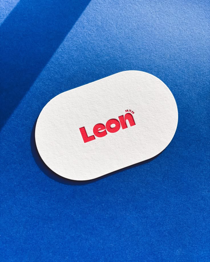 Leon ❤️

Knap staaltje letterpress op ons zachtste blauw pap