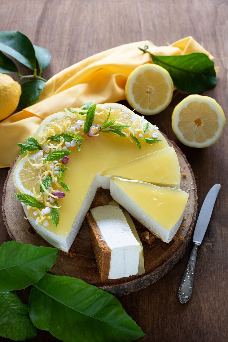 Lemon Cheesecake senza cottura