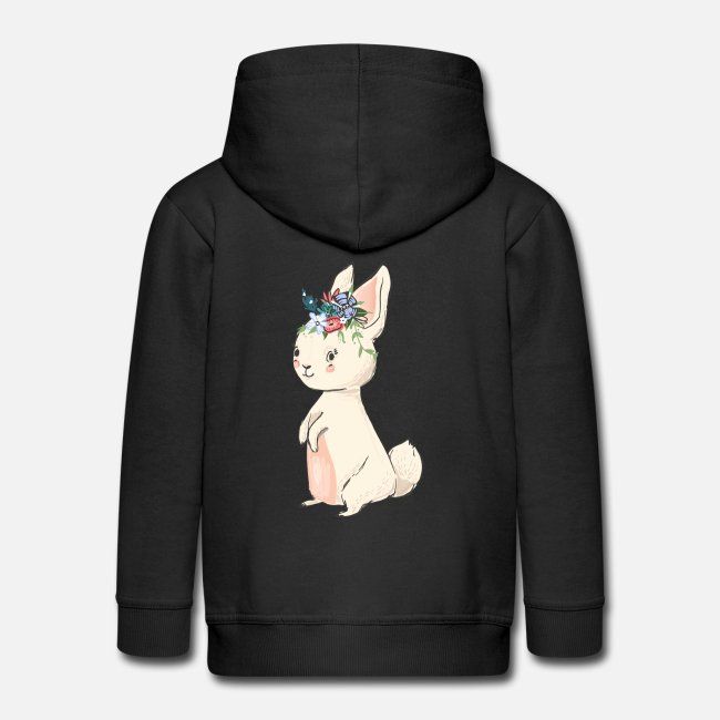 Lapin Mignon Veste à capuche premium Enfant