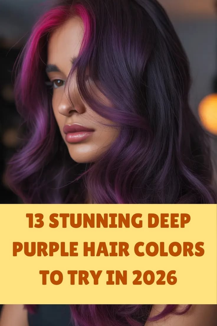 What makes rich purple hair so irresistible? It’s incredibly