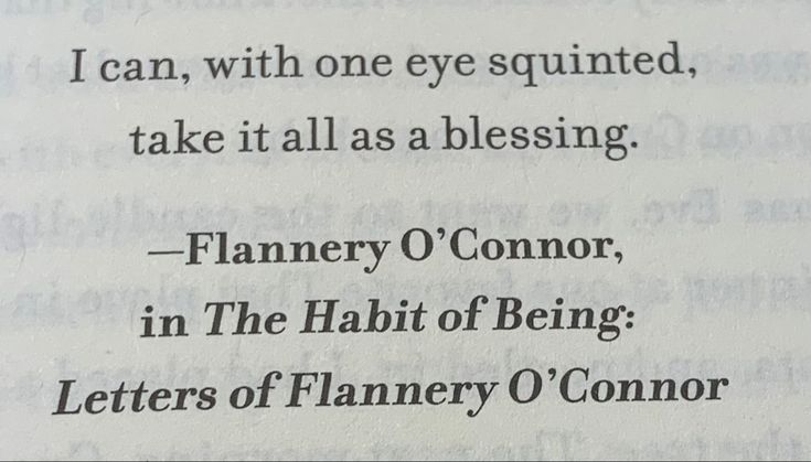 Quote | Random | Flannery O’Connor