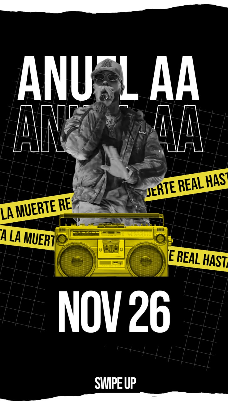wallpaper#anuelaa#realhastalamuerte#trap#reggaetons#black#wh