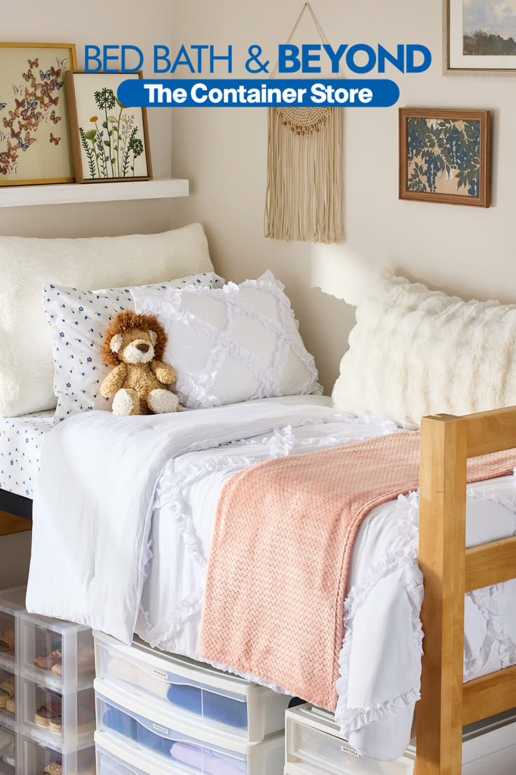 Transform your dorm into a cozy retreat with soft bedding, p