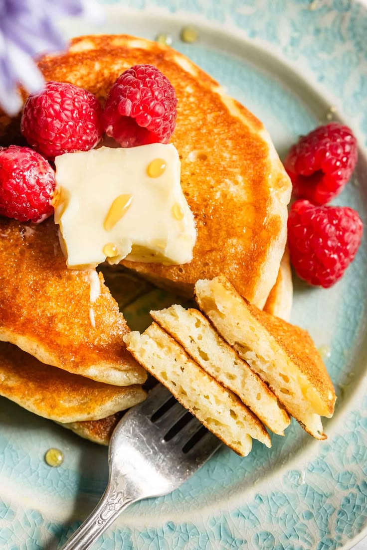 Ultra-Chewy Mochi Pancakes