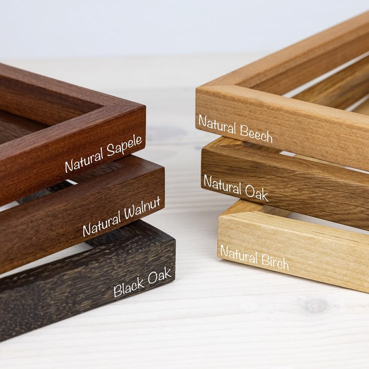 Handmade Hardwood Photo Frame With Mat - Minimalist Style - 