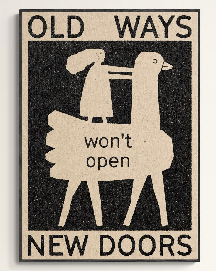 "Old Ways" 50 x 70 cm Signed Printed on 230 g/m² premium mat