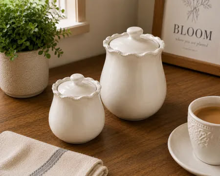 These adorable jars are affordable and timeless. They will e
