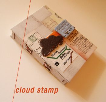 handmade book - cloud stamp    http://blog.naver.com/egoinbl