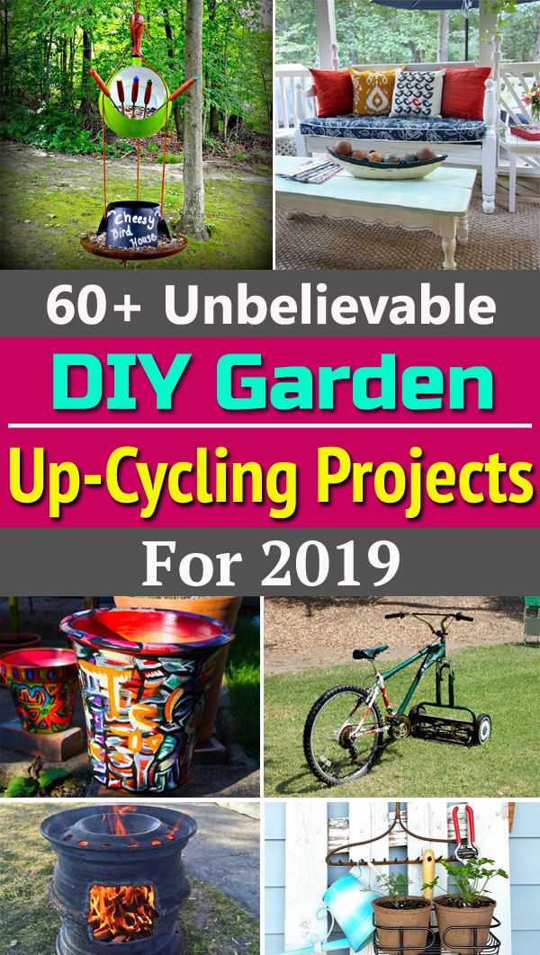 Start your 2019 gardening goals with these 60  DIY Upcycled 