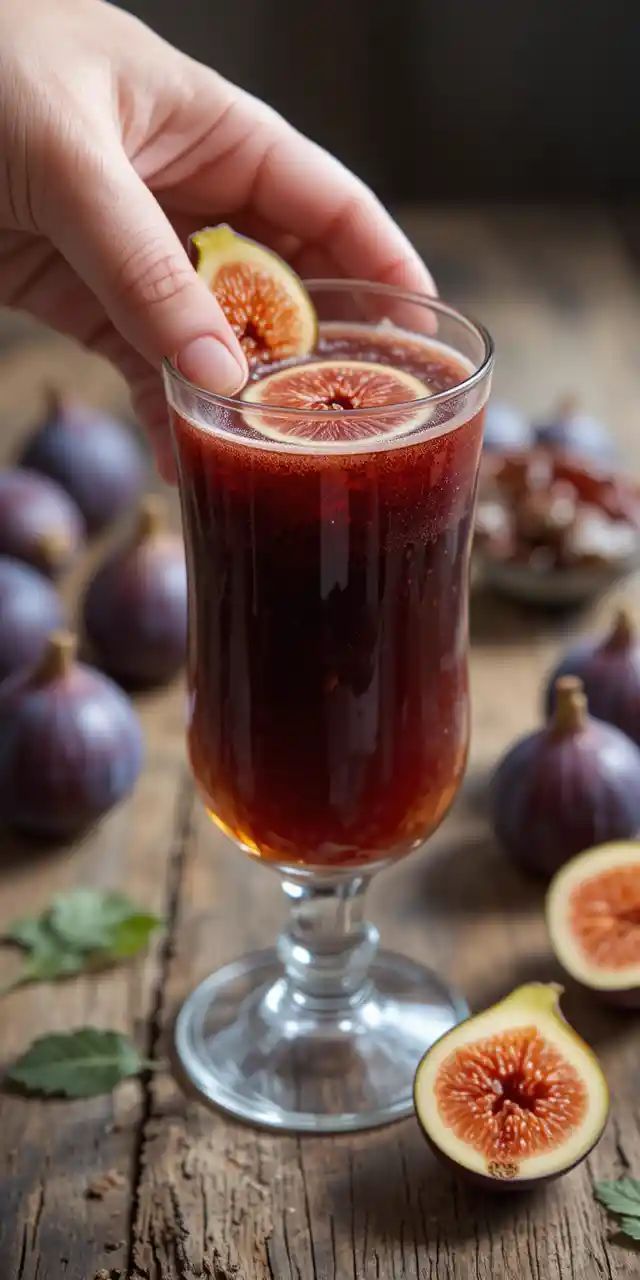 Enjoy this refreshing Fig Juice 🍹, naturally sweet and packe