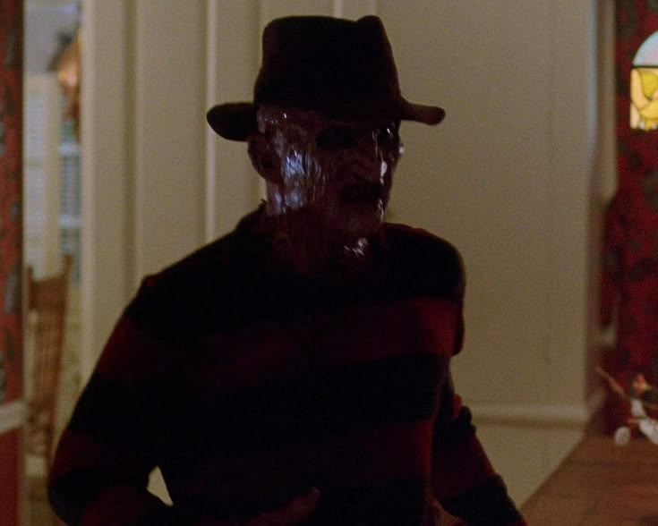 robert englund as freddy krueger in "a nightmare on elm stre