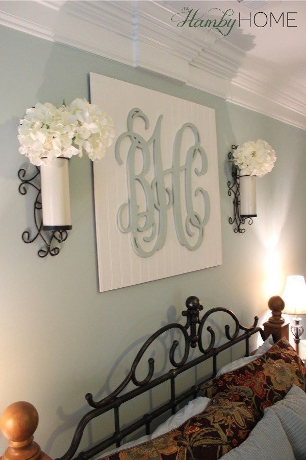 DIY Monogram Wall Art | The Hamby Home