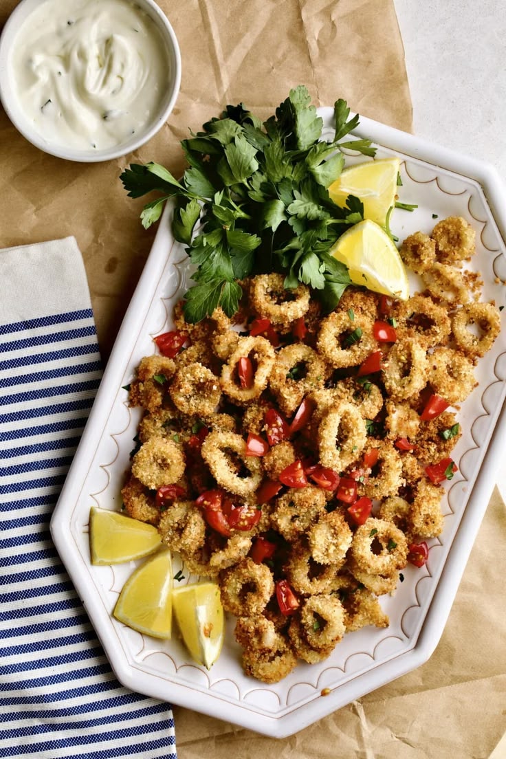 Make crispy air fryer calamari with tender squid, a golden b