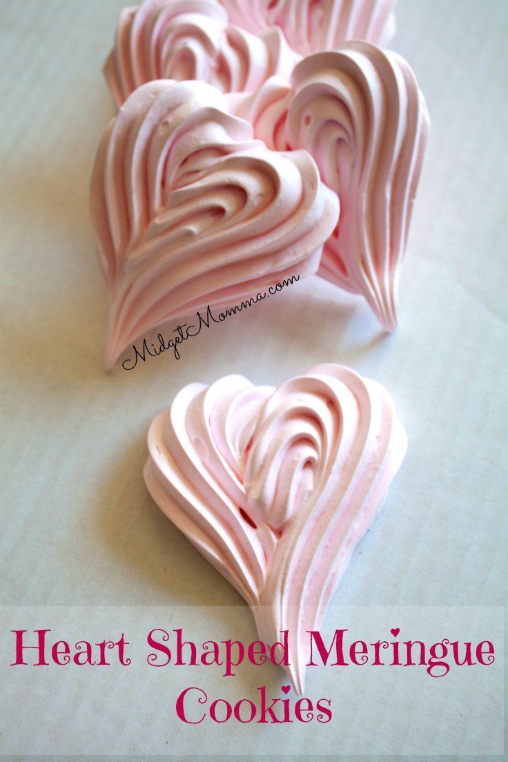 These Meringue Cookies are perfect for Valentines Day...or B