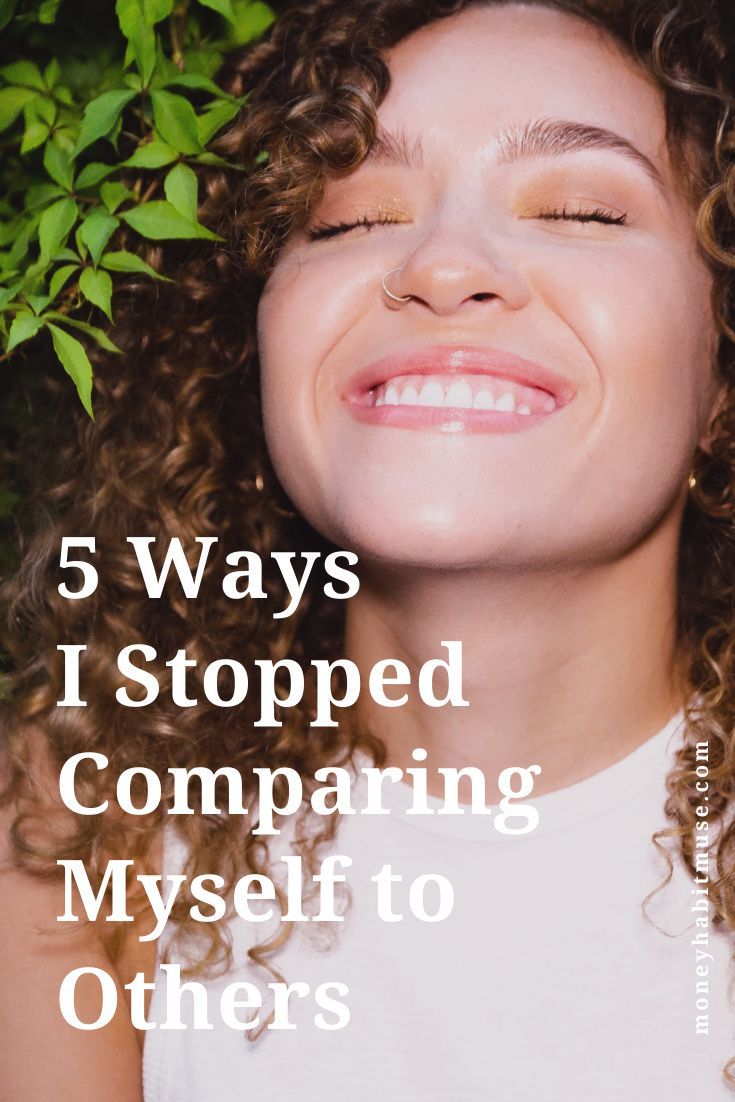 Have you ever felt good after comparing yourself to someone 