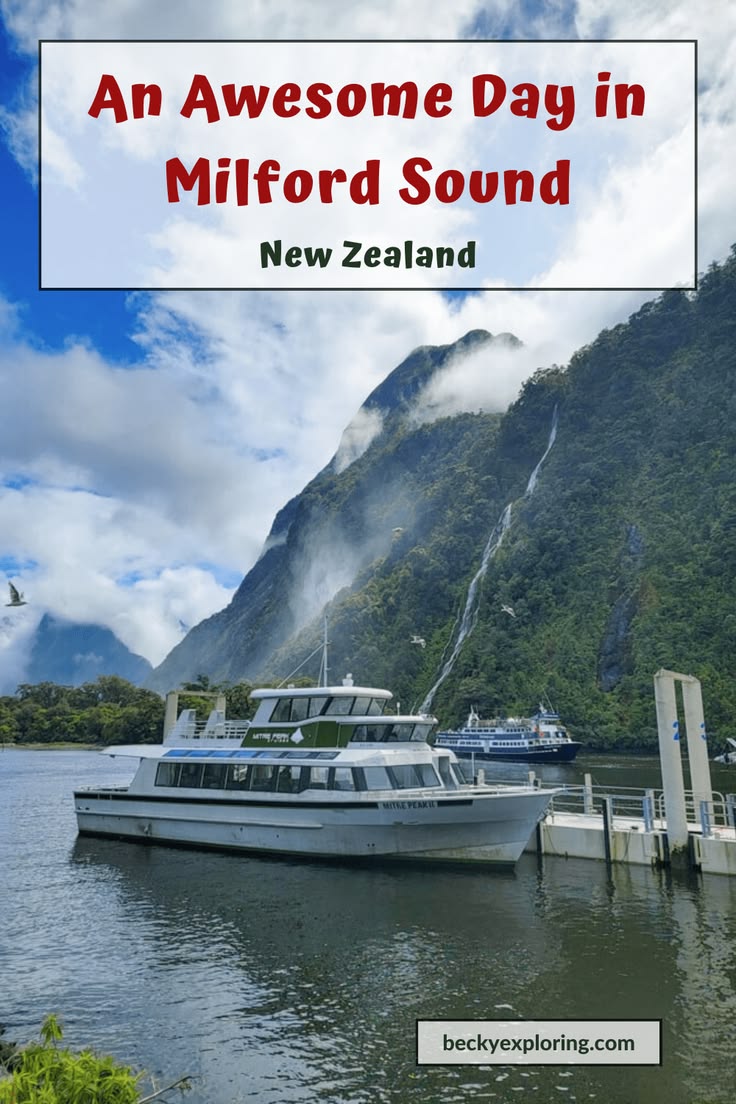 Milford Sound's soaring peaks, cascading waterfalls, and bre