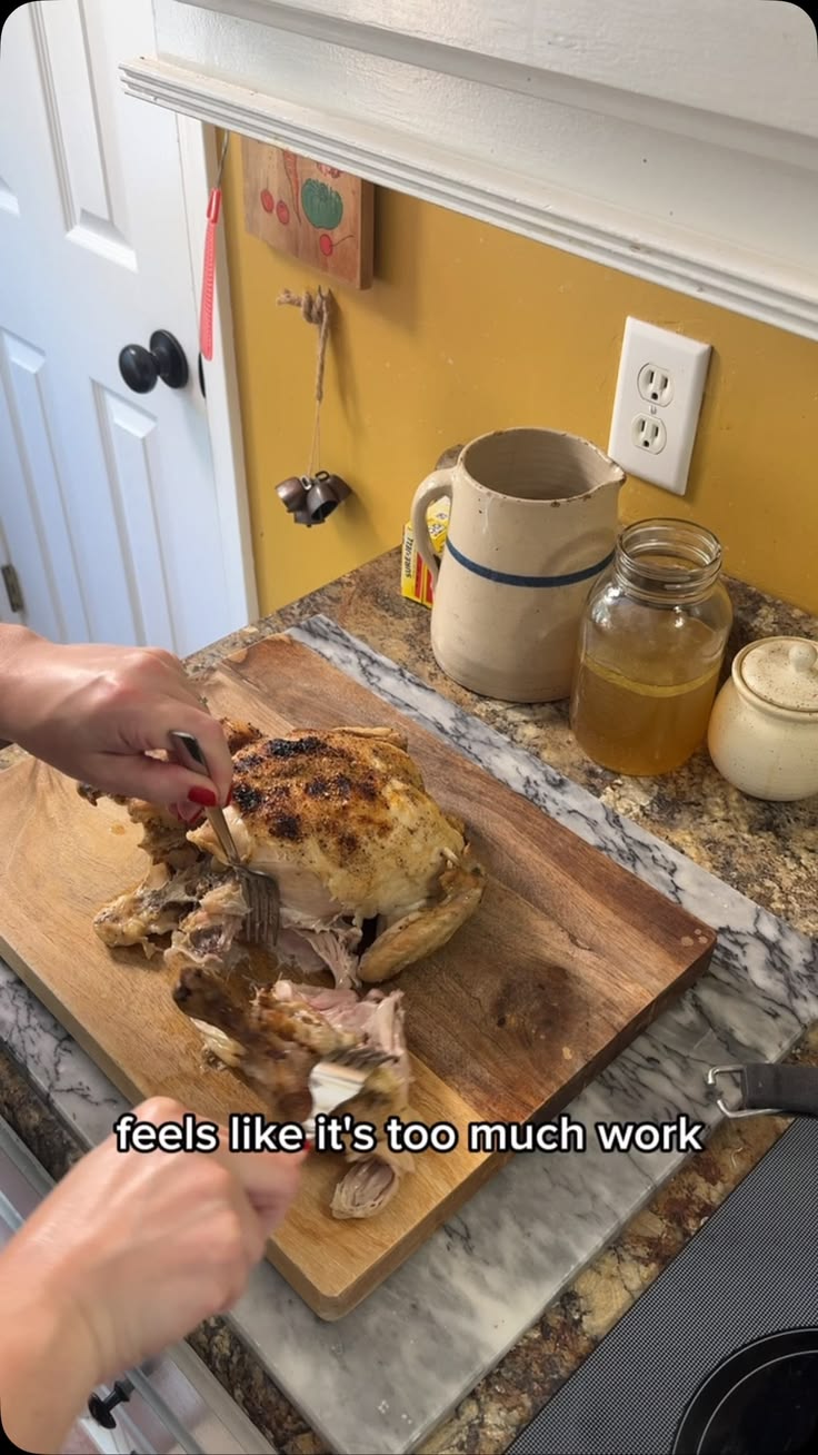 If cooking a whole chicken usually means crossing your finge