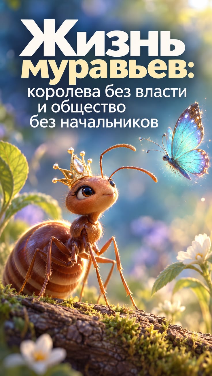 Как живут муравьи, если в колонии нет начальника? Почему мур