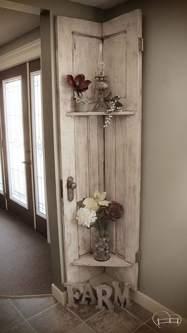DIY Door To Shelves | Repurposed Furniture Projects In Time 