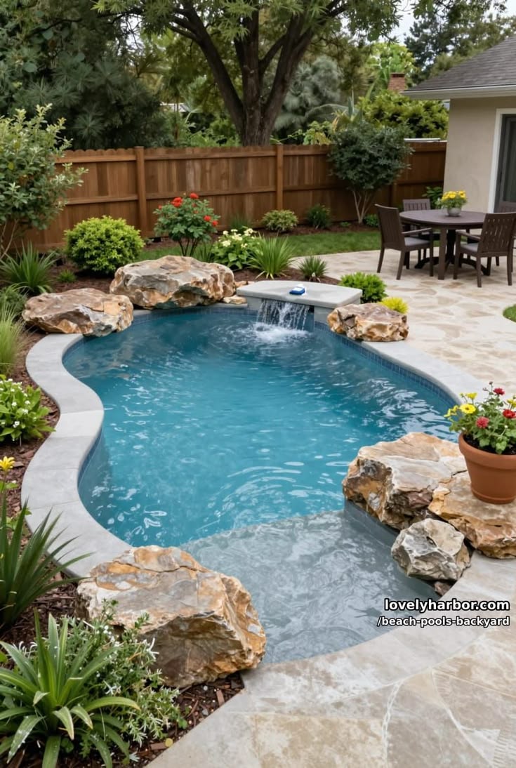 20 Dreamy Backyard Beach Pools for Effortless Summer Vibes 1