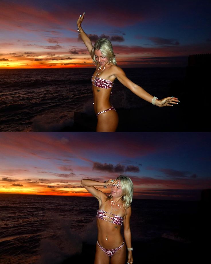 Sunrise swim before class