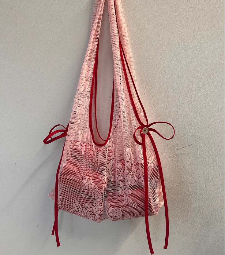 handmade from dyed lace curtains