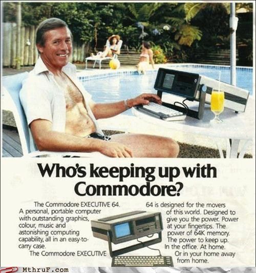 Those were the days. Laptops for the man on the go!