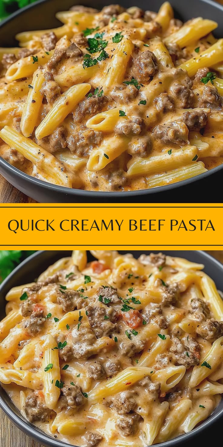 What if you could have a rich, creamy beef pasta on the tabl