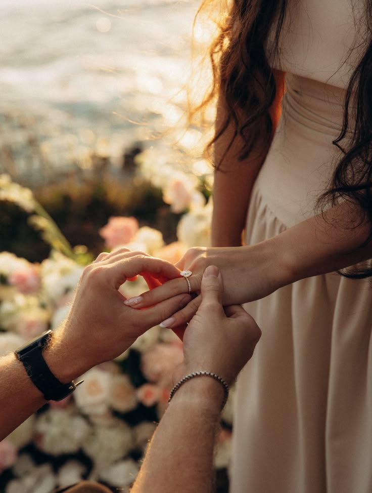 My dream engagement at the beach!