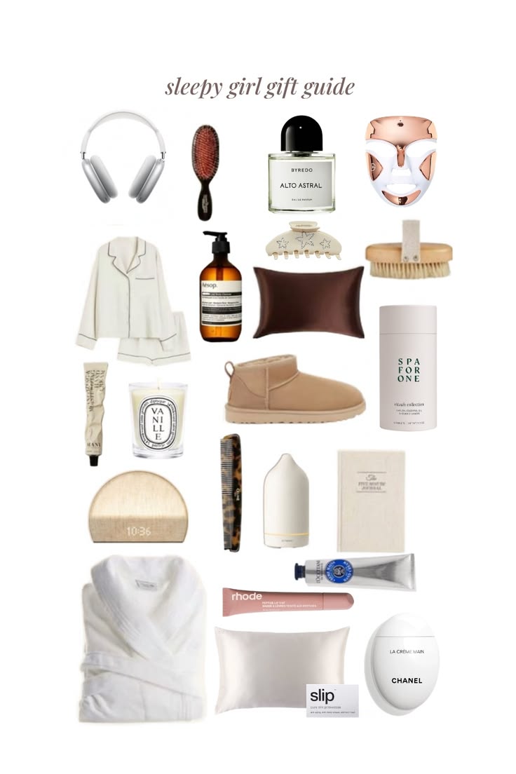 sleepy girl aesthetic wellness gift guide