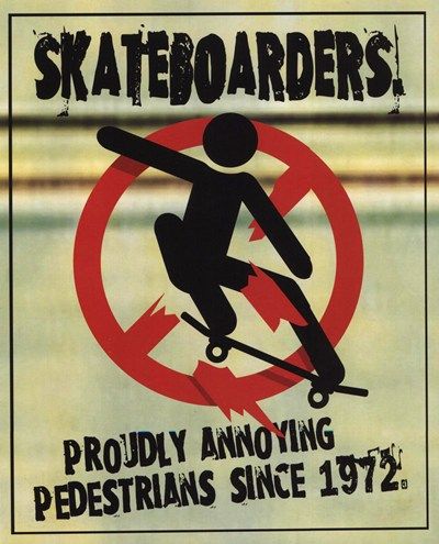 - Skateboarders (postercard) - art prints and posters